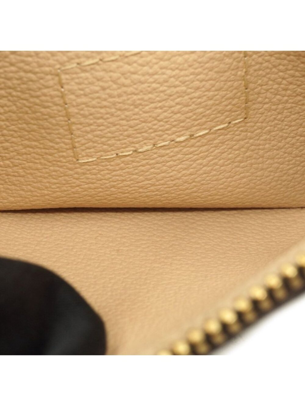 Louis Vuitton Pochette Cosmetic Brown Gold Pouch Case - Picture 7 of 9